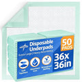 Medline Super Absorbent Underpad, Extra Large Disposable Incontinence Pads by Medline