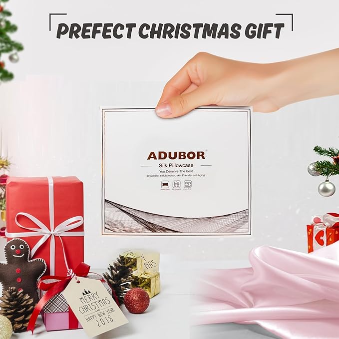 Adubor Silk Pillowcase for Hair and Skin - Image 7