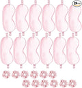 24Pcs Satin Eye Mask Silk Sleep Masks Silky Eyes Cover Blackout Blindfold by WJingYiJia