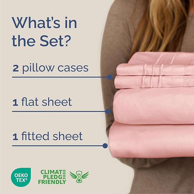 Cal King Size 4 Piece Sheet Set - Image 2