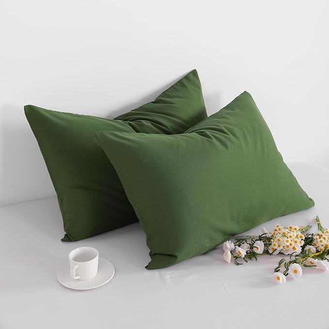 FLXXIE King Pillow Cases Set of 2, Soft Microfiber Pillow Covers - Image 5
