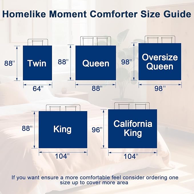 Homelike Moment California King Comforter - Image 6