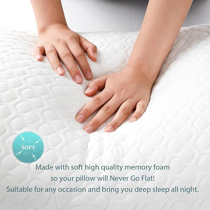 Rainmr Shredded Memory Foam Full Body Pillow – Side Sleeper – Huggable Long - Image 6