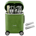 8-Piece Manicure Set in Mini Suitcase, Cute Travel Nail Clipper Kit by Unknown