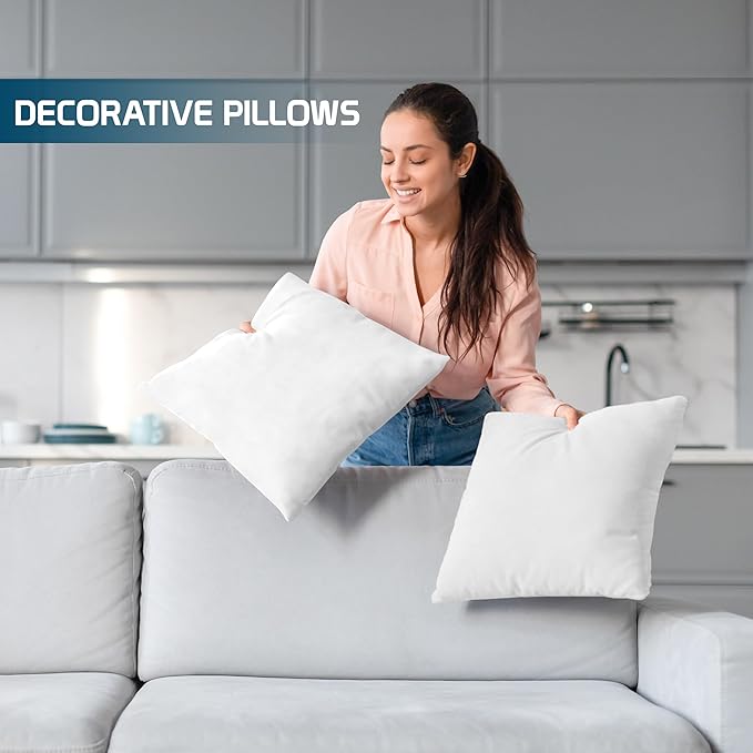 Utopia Bedding Throw Pillows – 24 x 24 Inches Down Alternative Pillows - Image 3