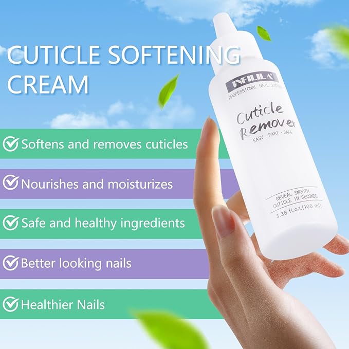 NXJ INFILILA Cuticle Softener, Instant Cuticle Remover Liquid - Image 3