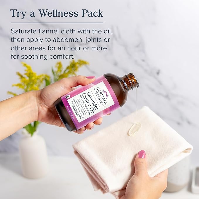 HERITAGE STORE Lavender Castor Oil Organic - Image 5