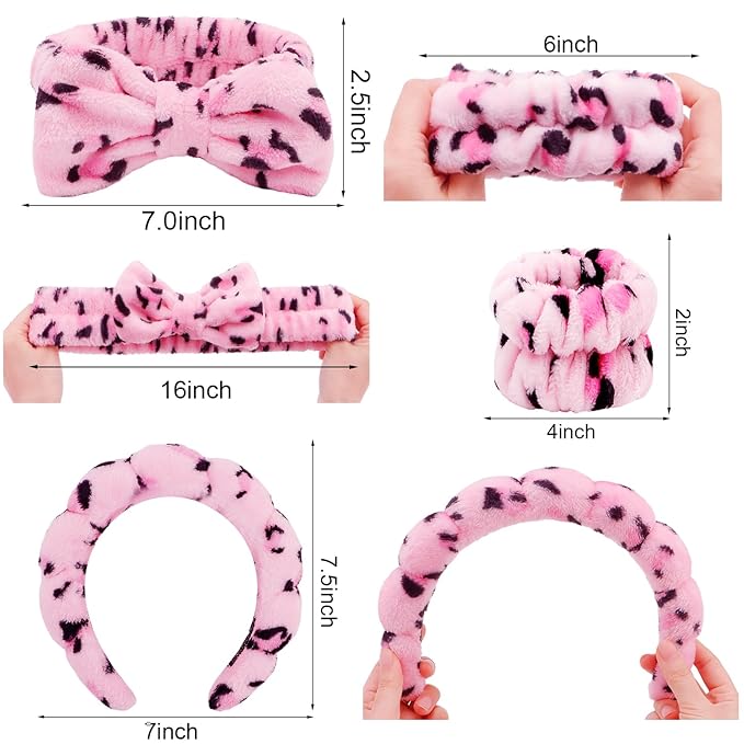 Chanaco Spa Headband, Skin Care Accessories, Makeup and Face Washing Hair Bands - Image 6