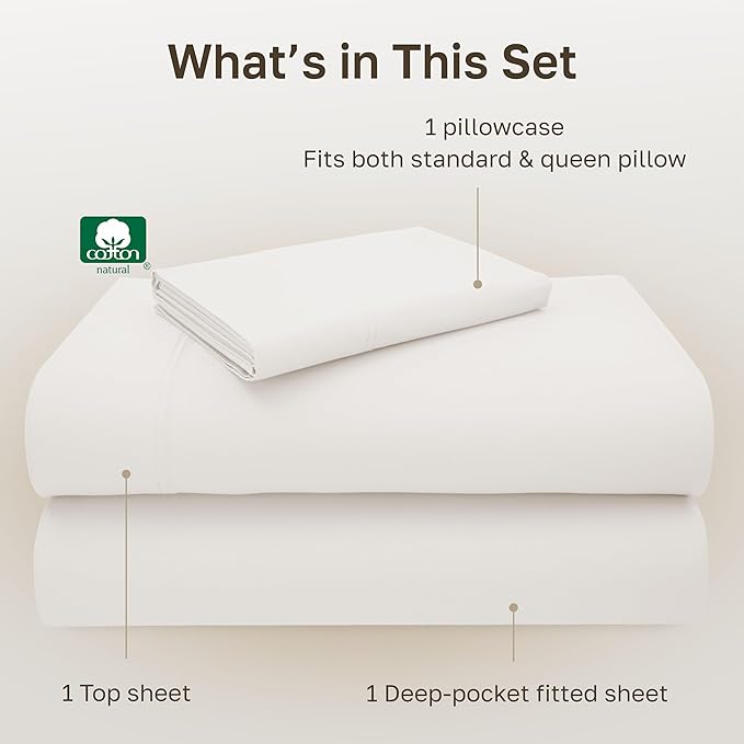 California Design Den Twin Sheet Set - Image 4