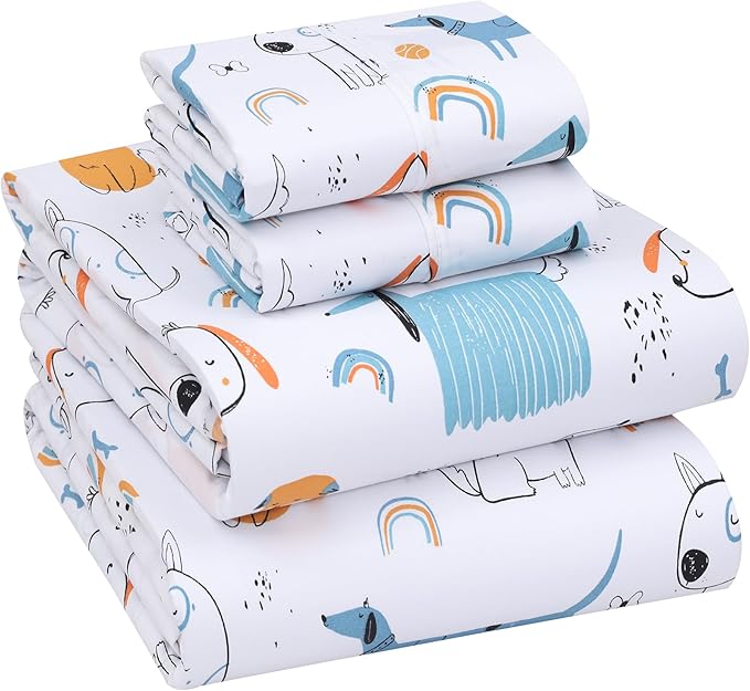 RUVANTI 100% Cotton Sheets – Full Size Percale Bedding, Cooling & Breathable by Ruvanti