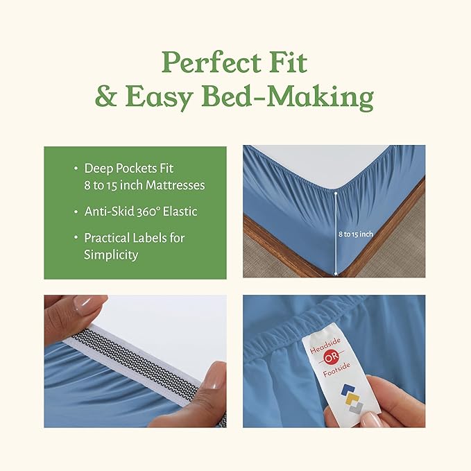 California Design Den California King Sheets Set - Image 5