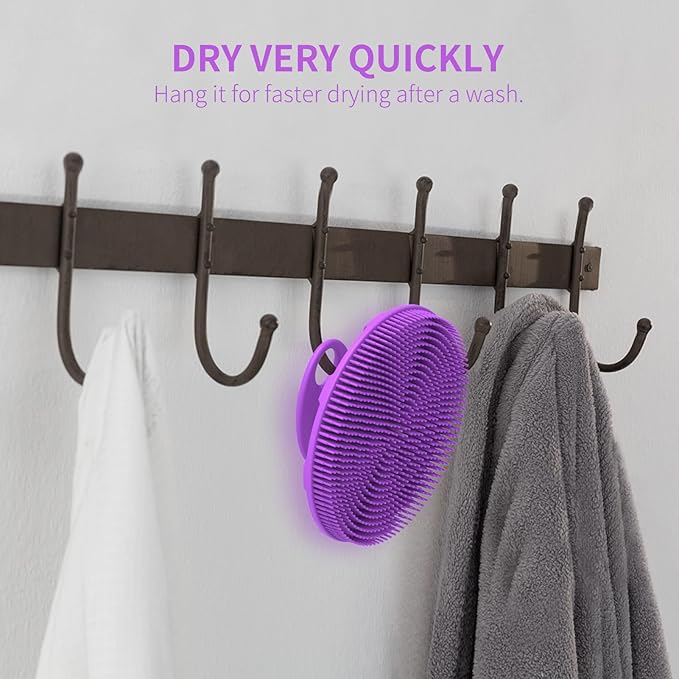 Silicone Body Scrubber, BEAUTAIL Shower Bath Scrubber, More Hygienic Than - Image 5
