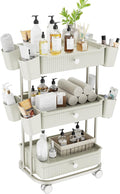 Dolonm 3 Tier Drawer Shelf Beauty Cart by Dolonm