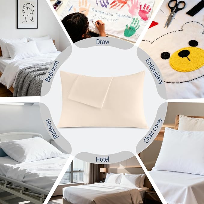 Pillowcases Queen 4 Pack, 20x30 Pillow Cases - Image 6