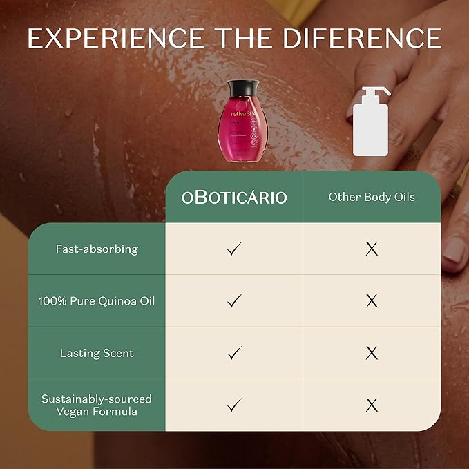 Nativa SPA by O Boticario Plum Body Oil, Enriched - Image 9