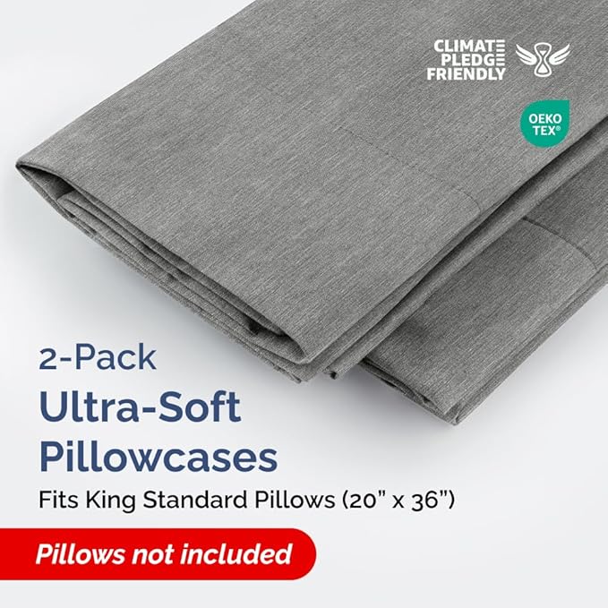 King Standard Pillow Cases Set of 2 - Image 2