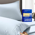 Thread Spread 100% Egyptian Cotton King Size Pillow Cases Set of 2 by THREADSPREAD