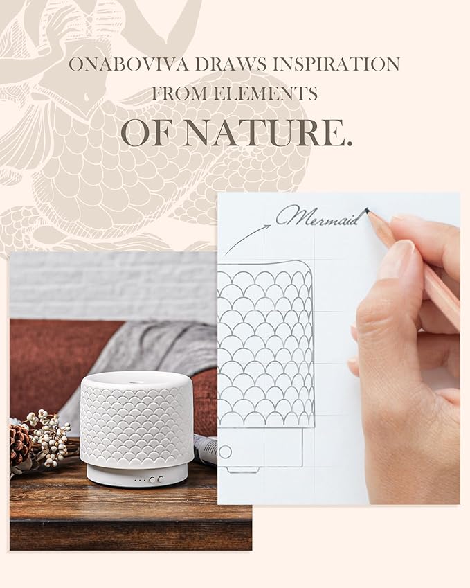 Essential Oil Diffuser - 280ml Ceramic Diffuser - Image 6