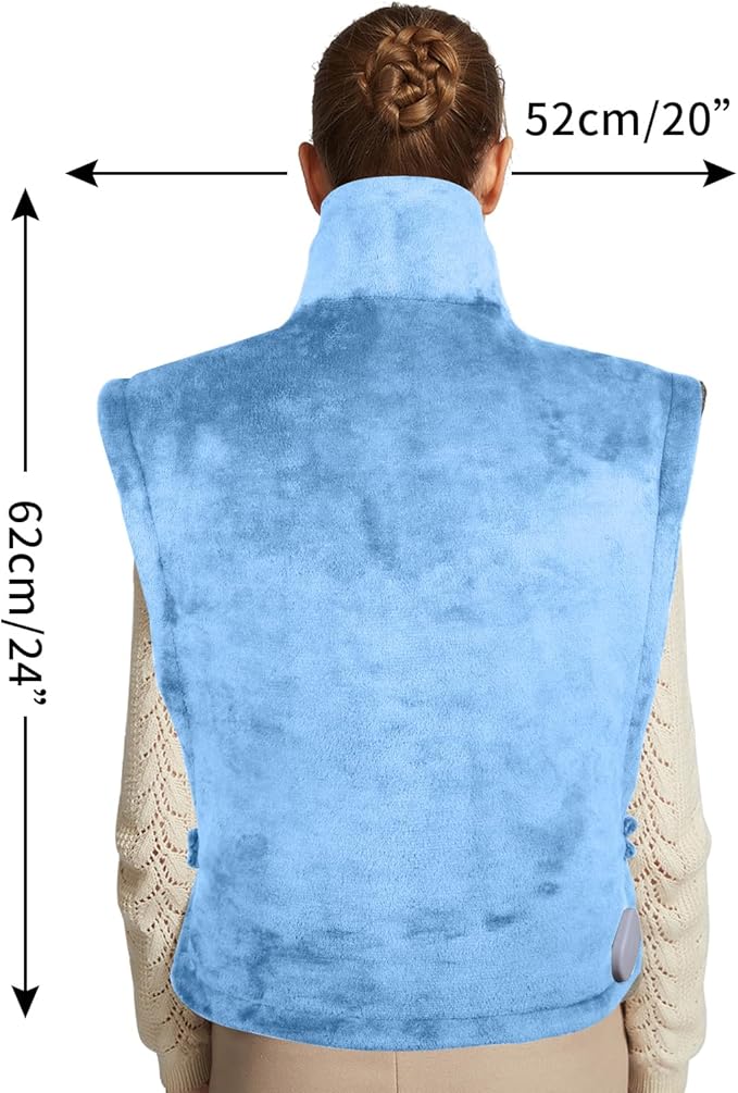 26" x 35" Flannel Neck&Shoulder&Back Heating Pad - Image 6