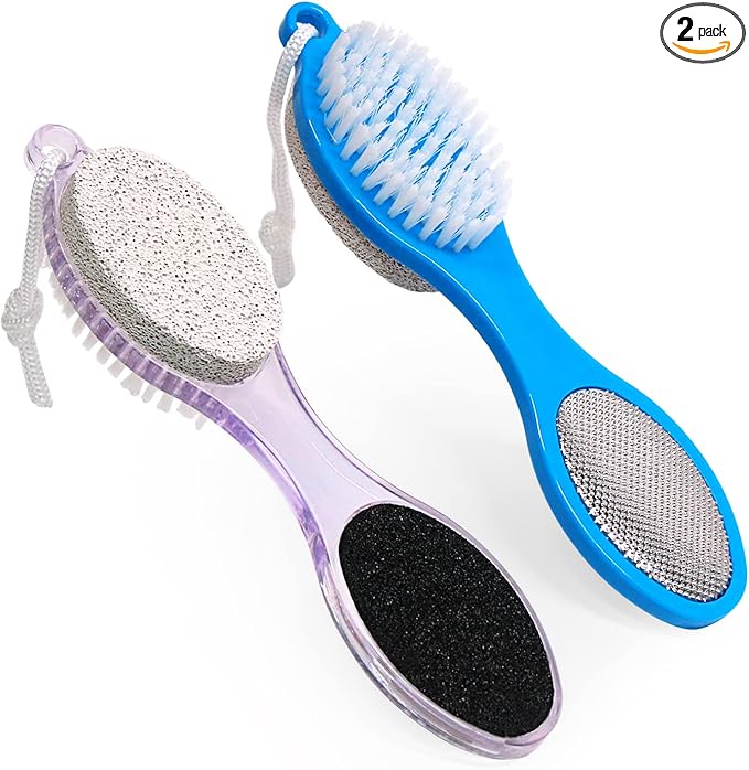 2-Pack 4 in 1 Pedicure Tool Callus Remover by Fangze