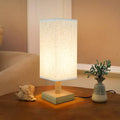 Small Bedside Table Lamp for Bedroom, Minimalist Nightstand Lamp by SEENSINY