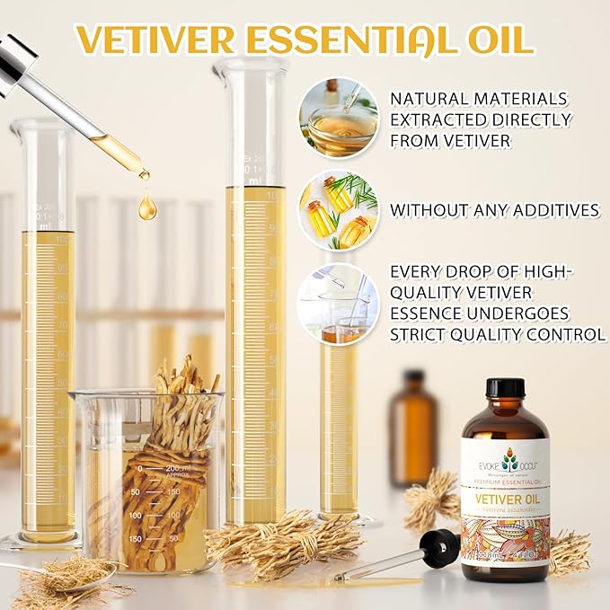 EVOKE OCCU Pure & Natural Vetiver Essential Oil - Image 4