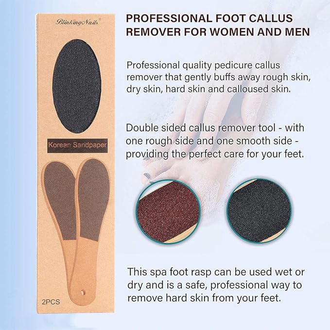 Foot File Callus Remover for Feet, Foot File for Dead Skin Foot Scrubber Heel - Image 7