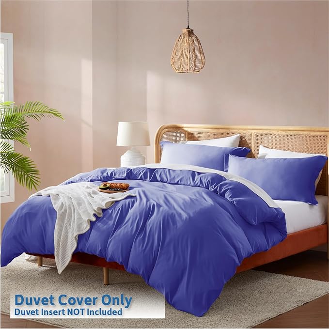 Nestl Royal Blue Duvet Cover King Size - Image 2
