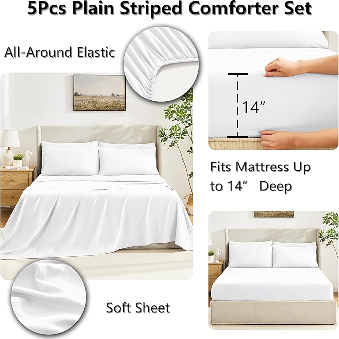 CozyLux Twin Comforter Set - Image 5