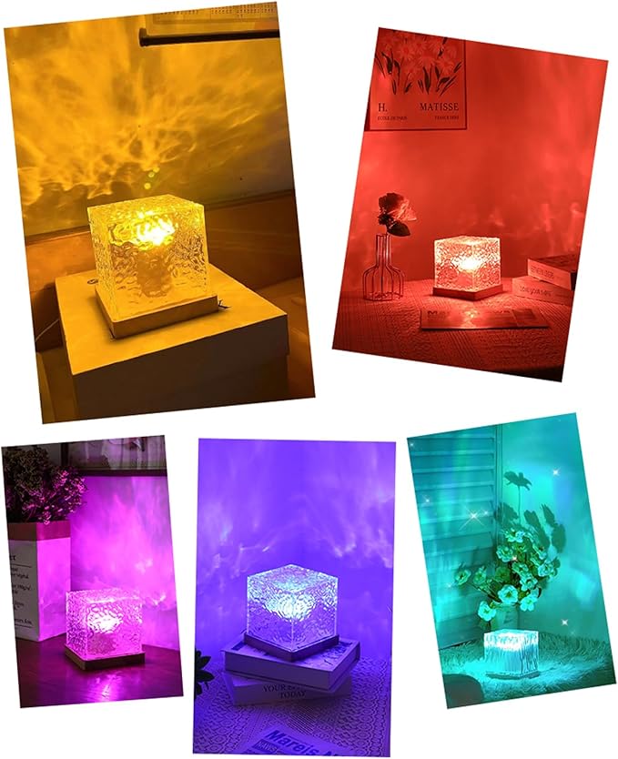 Ocean Wave Projector Light, 16 Color RGB Mood Light - Image 8