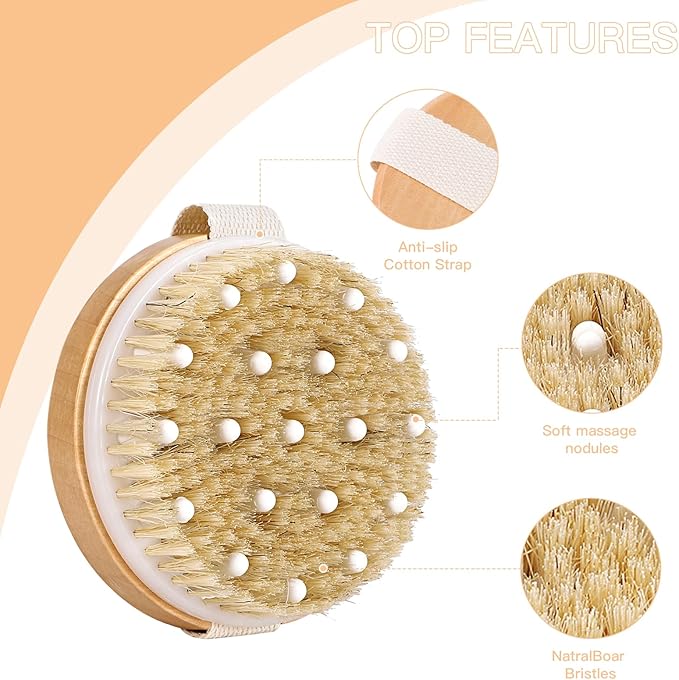 2 Pack Exfoliating Body Brushes - Image 5