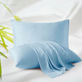 4-Pack Bamboo Viscose Zippered Pillow Cases Standard Size, 400 Thread Count by ZaizaiHome