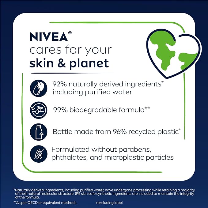 NIVEA MEN Relax Body Wash, Lavender and Sandalwood Scent, 3-in-1 Men's Body Wash - Image 9