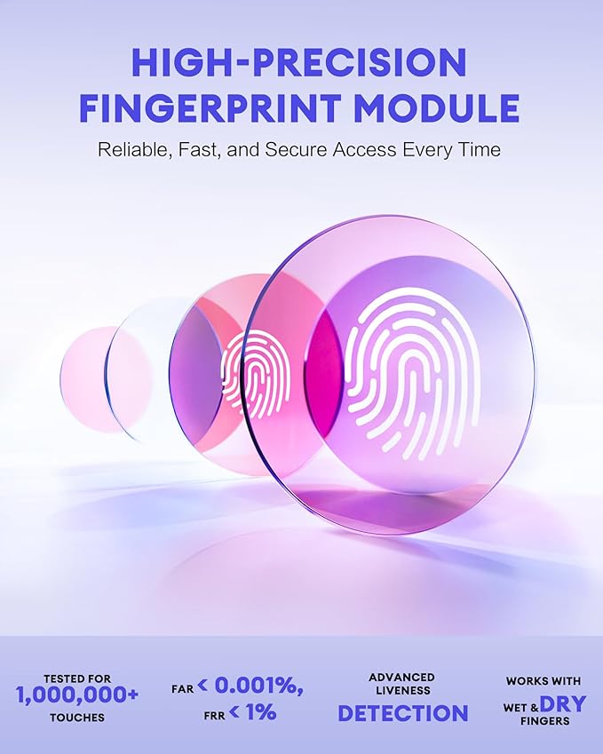 NGTeco APP Time Clock, Fingerprint & PIN Times Clock for Small Business, Biometric Clocks in Machine for Employees with iOS/Android App, No Monthly Fee, 2.4GHz WiFi, Black