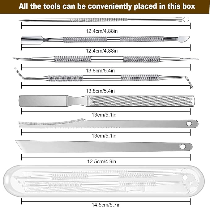 10PCS Toenail Clippers Tool, ingrown Nail Tool, Professional Thick & Ingrown - Image 3