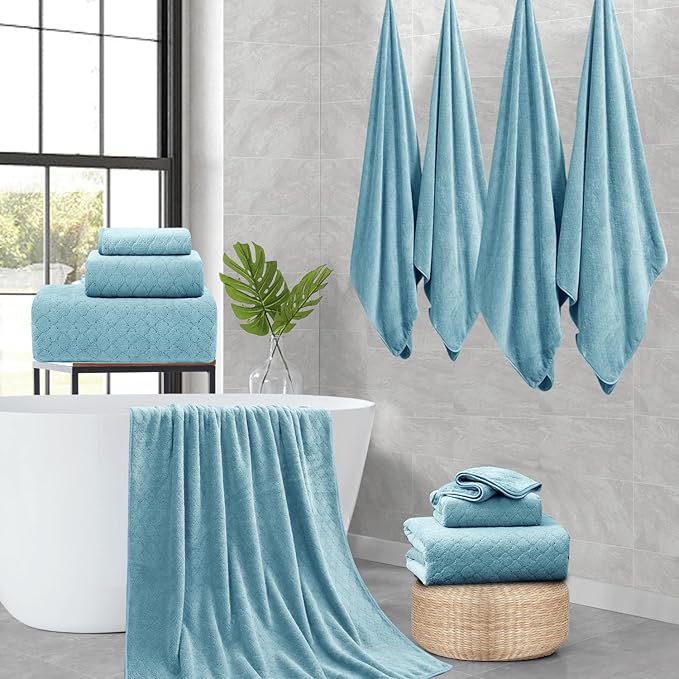 Extra Large Bath Towels Set 35x70 Inches - Image 6