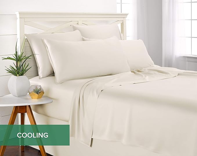 Pure Bamboo Twin XL Sheets, Genuine 100% Organic Viscose Derived from Bamboo - Image 5