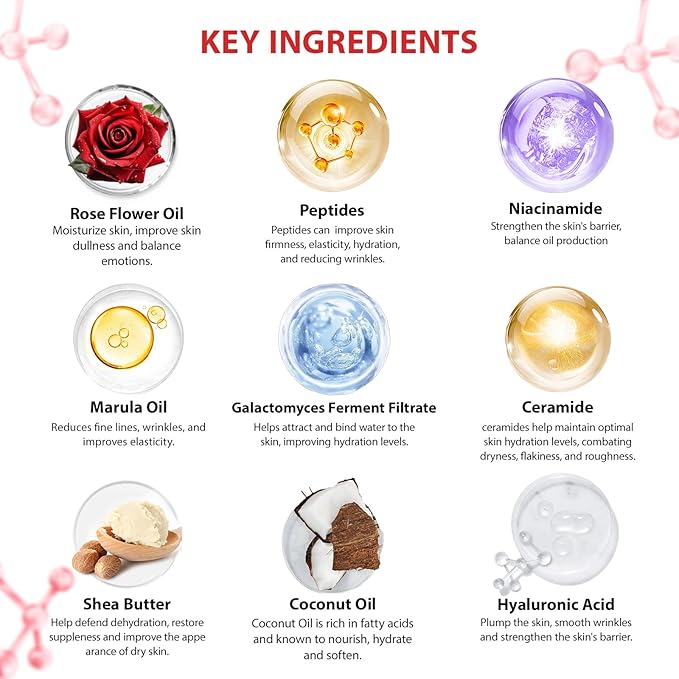 23 Pcs Mother's Day Gift, Rose Facial Skin Care Gifts Set - Image 7