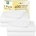 California Design Den 2-Pack Twin Size Bed Sheets Cotton by CaliforniaDesignDen