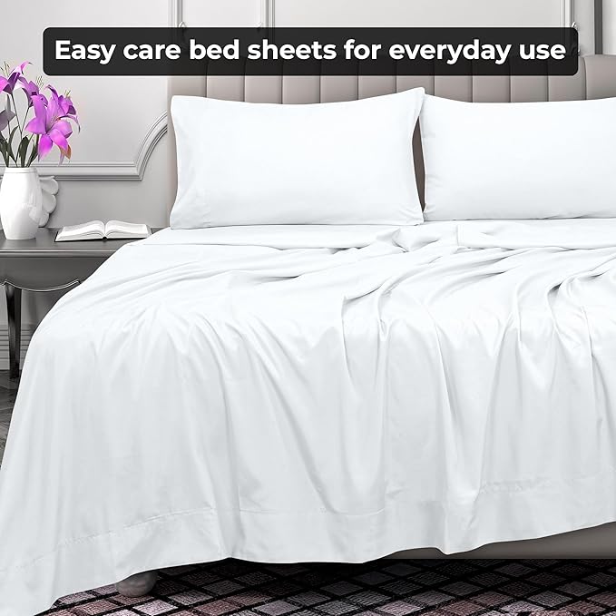 Royale Linens Full Flat Sheet - Image 6