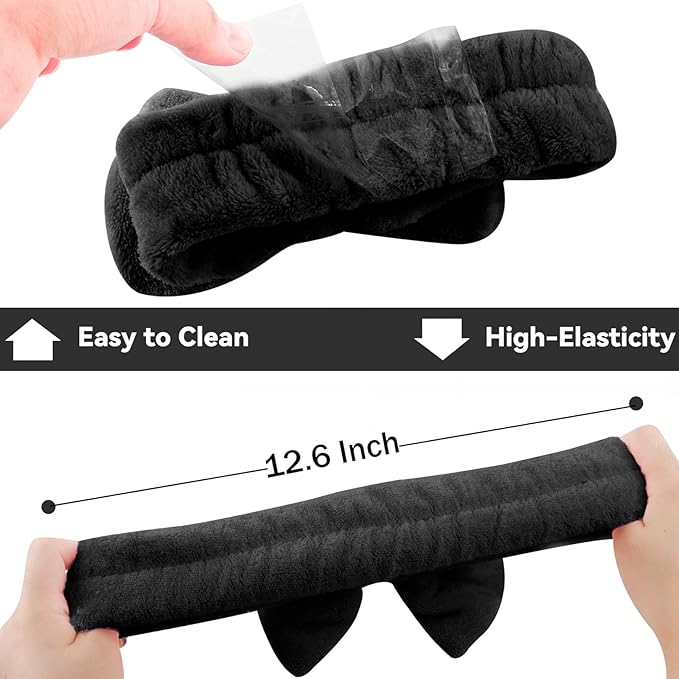 Ondder 8 Pack Spa Headbands for Face Washing - Image 5