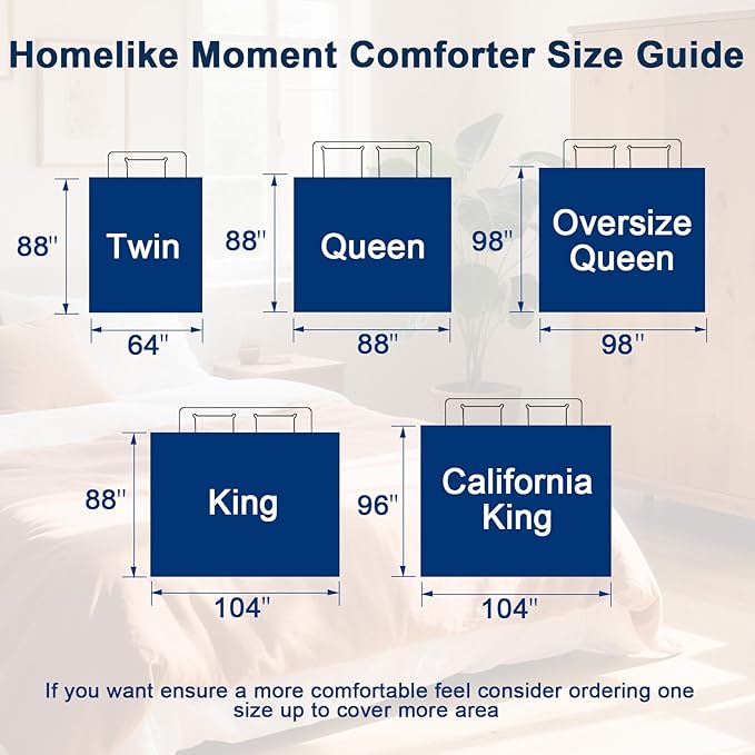 Homelike Moment Comforter King Size - Image 6