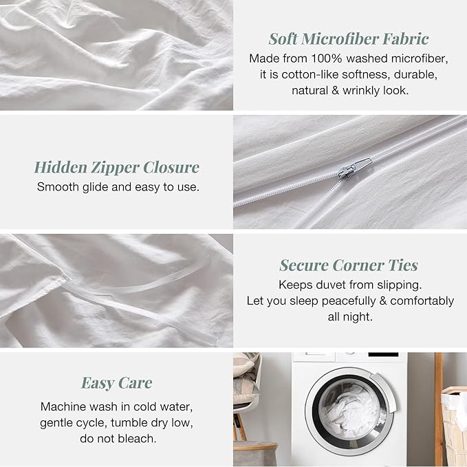MILDLY Super Soft Duvet Cover 2pcs - Image 6