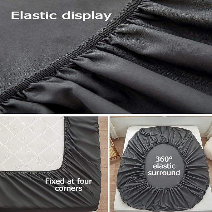 Bedding TwinXL Size Fitted Sheet Only - Image 4