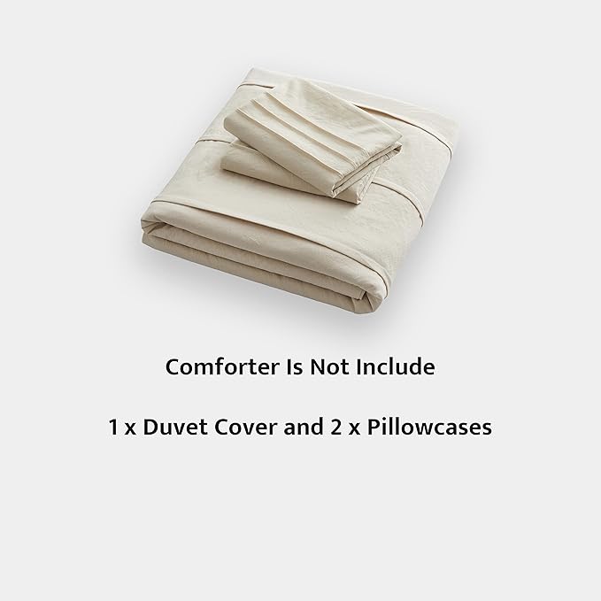 Oli Anderson Beige Duvet Cover Queen Size - Image 7