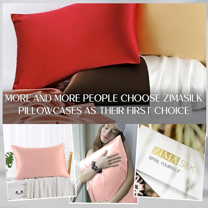 ZIMASILK 100% Pure Mulberry Silk Pillowcase - Image 6