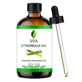 SVA Citronella Essential Oil – 4 Fl Oz – 100% Natural Citronella Oil by SVAORGANICS