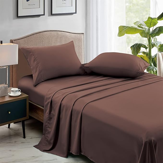 FreshCulture Queen Flat Sheets Only, Soft Microfiber Bedding Sheets - Image 3