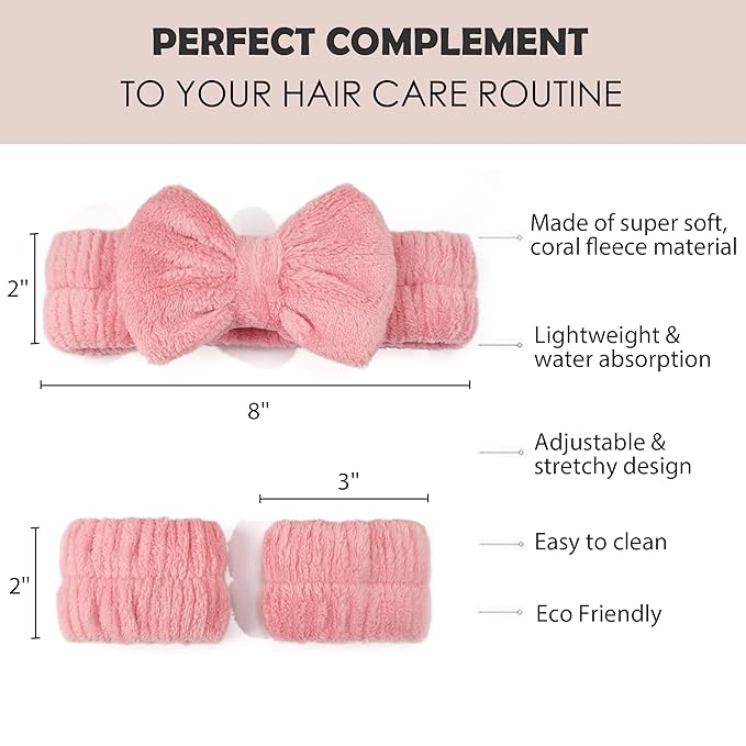 Ayesha Spa Headband and Wristband Set - Image 2