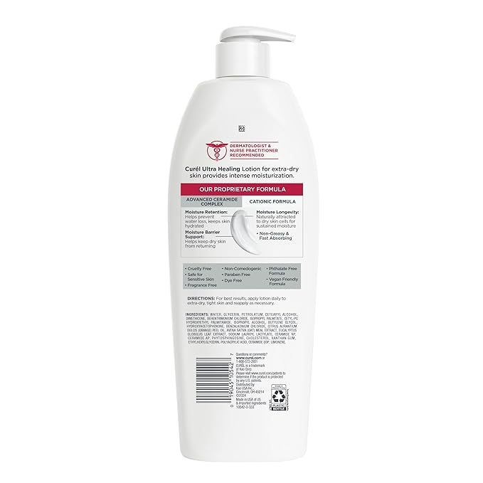 Curel Ultra Healing Intensive Fragrance-Free Lotion - Image 10